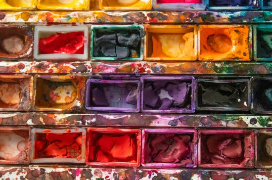 Palette d'aquarelle