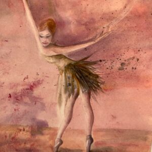 Carte postale "Danse en Coeur"