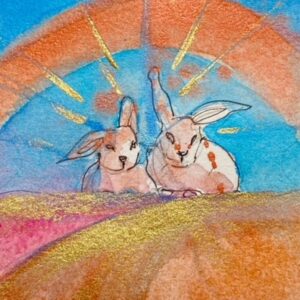 Aquarelle – reproduction – "étoile"